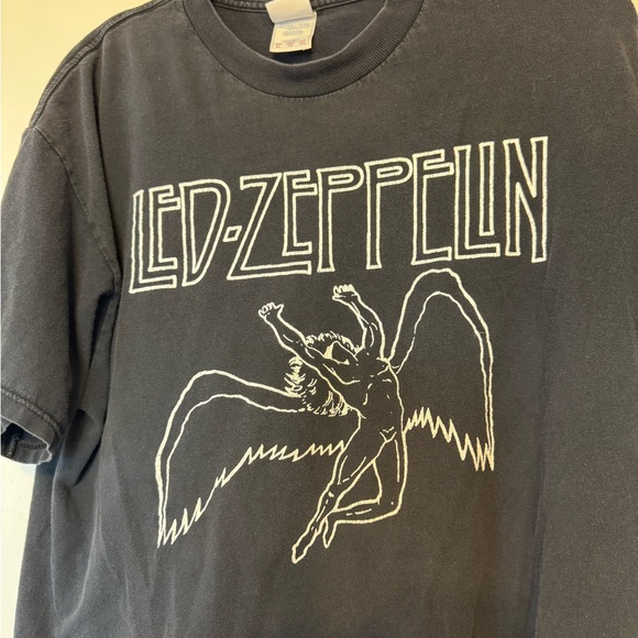 Black Led Zeppelin Graphic T-Shirt - Picture 3 of 9